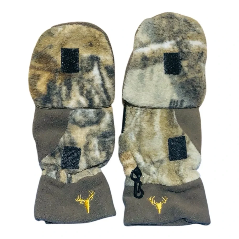 Kids Real Tree Hot Shot Camouflage Hunting Mittens Youth Size Large